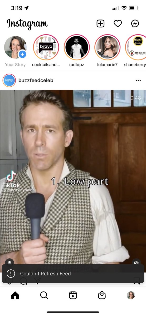 angbaum's tweet image. Post the video your IG got stuck on when they went down. 🥴