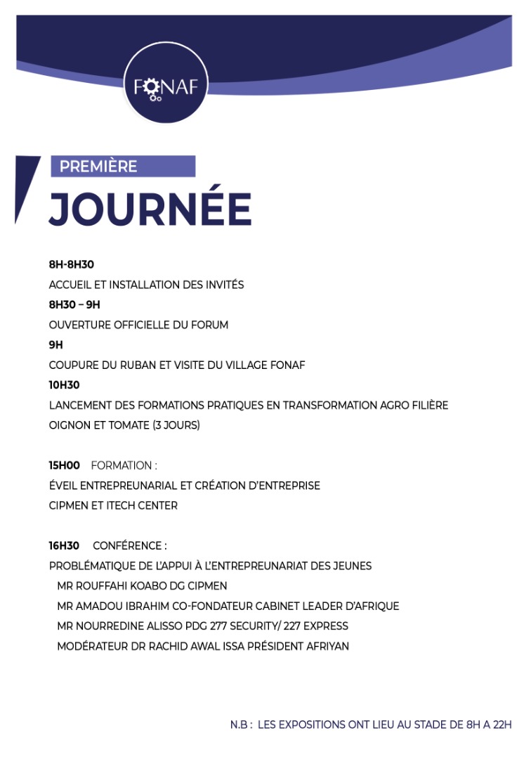 hadyline2014's tweet photo. Programme #Fonaf5 à #Zinder in shaa Allah https://t.co/YICjCoZBMb