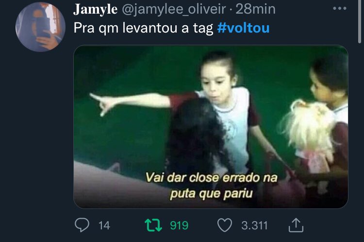 miguellriber's tweet photo. Aonde gente kkk voltou nada  #voltou ib: @jamylee_oliveir https://t.co/0Nc9CX0K4m