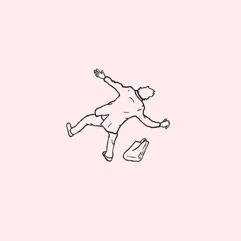 heph_ee's tweet image. while everything else is down enjoy this tattoo @PadraigHenry got of the illustration I done of the lad slipping on ice on @rte great stuff all round