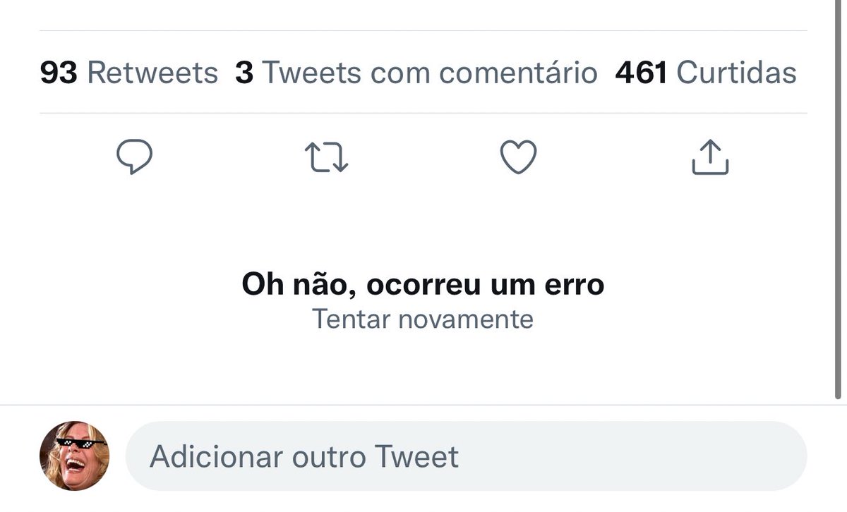 NazareAmarga's tweet photo. O TWITTER TAMBÉM ESTÁ CAINDO, É O APOCALIPSE TECNOLÓGICO! https://t.co/Drz9mYj5Qf