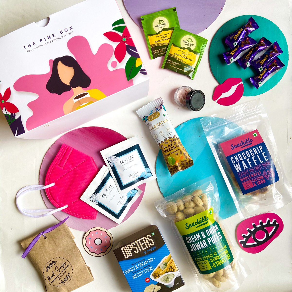 ThePinkBoxIndia's tweet photo. The October edition of The Pink Box is out! We've curated the best healthy and tasty goodies for you to have a comfortable period this month 🤗
https://t.co/Lq4YKUHvb1
.
.
.
.
. 
#periods #happyperiod #selfcare #PeriodPositivity #MenstrualHygiene  #periodcare #periodcravings # https://t.co/dUxuA1yyv9