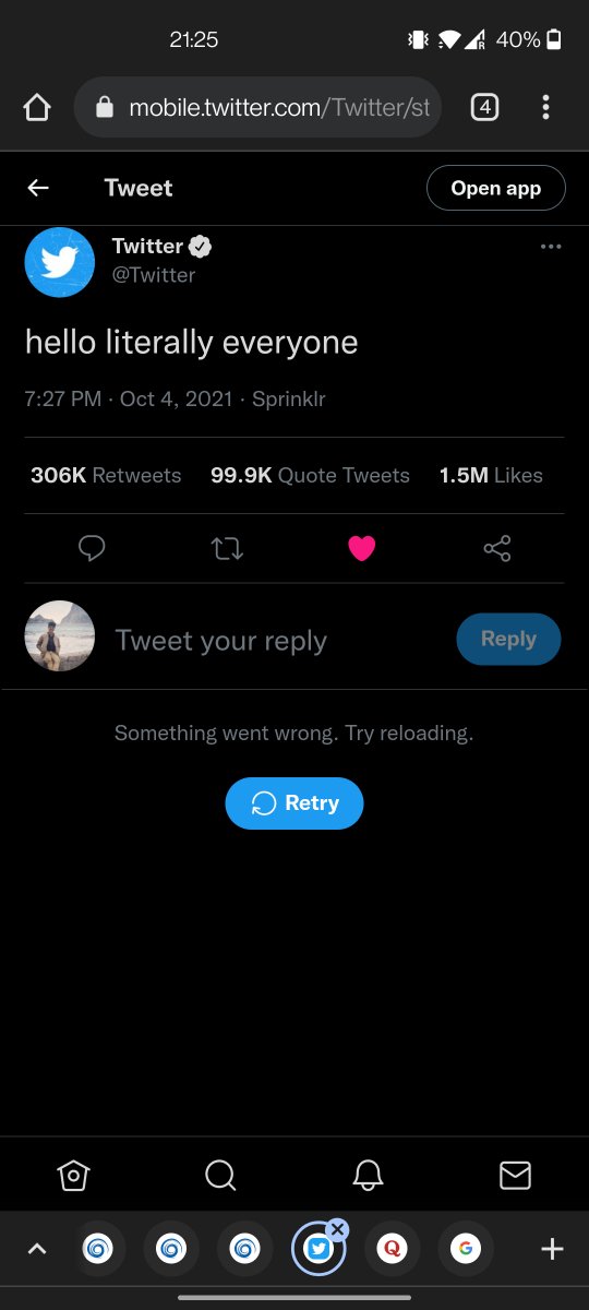 rutvij25's tweet photo. @Twitter You had one chance! https://t.co/dzDHmyouqV
