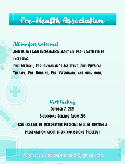 ⭐️⭐️Join us Thursday to learn about OSU-COM!!