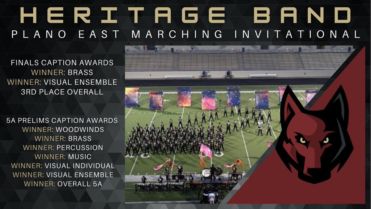 Heritage Band (@heritagehsband) on Twitter photo 
