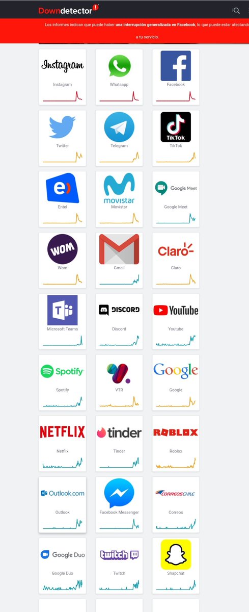 TuiteroSismico's tweet photo. Google y Gmail también TELEGRAM con problemas, se suman a WhatsApp, Instagram, Facebook y varias plataformas más, además el tráfico de Internet está lento.
Se desconoce el motivo: intencional,hackeo,algún error circunstancial o "Anomalía electromagnetica" 
---ALERTA MUNDIAL---- https://t.co/Oi5ApN5t9p