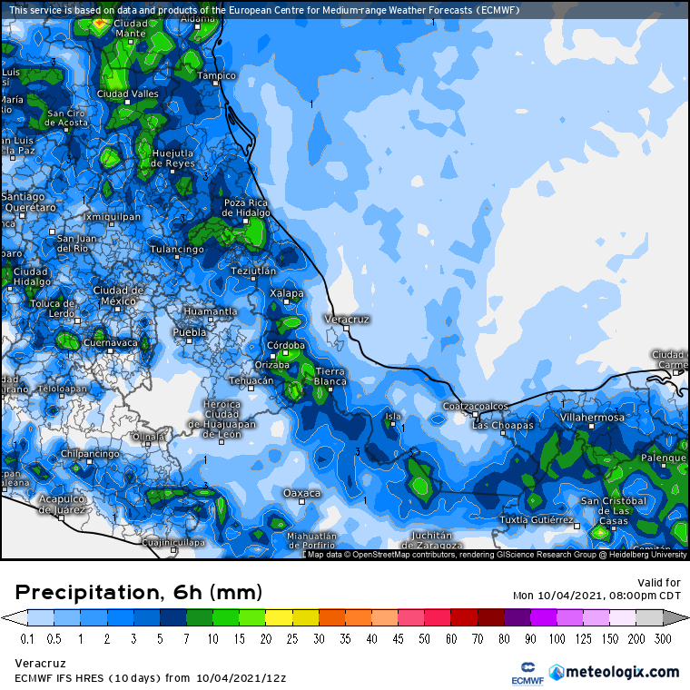 24Reporte's tweet photo. Modelos #GFS y #ECMWF indican condiciones de tiempo muy inestable con lluvias y tormentas en gran parte del estado de #Veracruz durante esta tarde-noche. 

En seguimiento y tome sus precauciones https://t.co/mHIrxWm25R