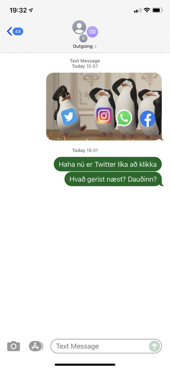 Ég er búinn að færa allt yfir á SMS