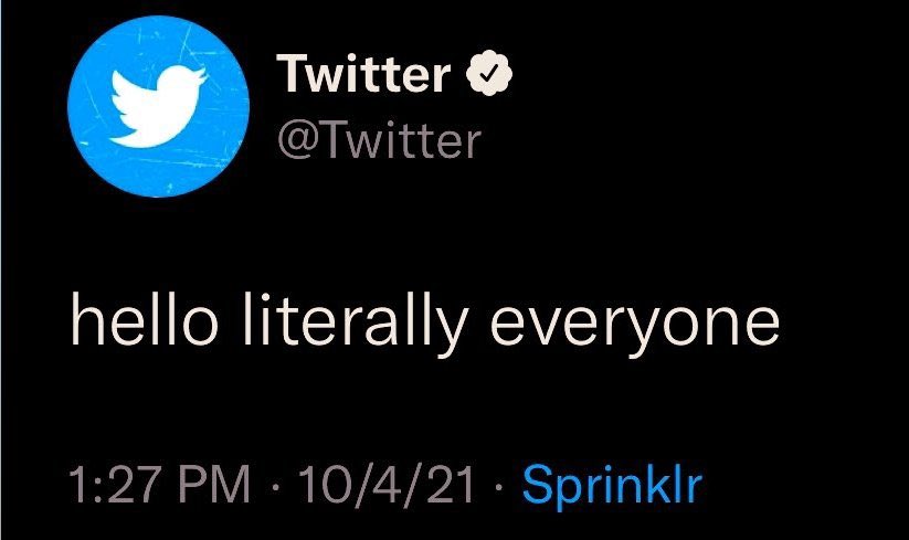 Khurram41738825's tweet image. #WhatsApp
Twitter is trolling WhatsApp, Instagram and Facebook. 😂 
#DeleteFacebook
#instagramdisabled
#WhatsApp