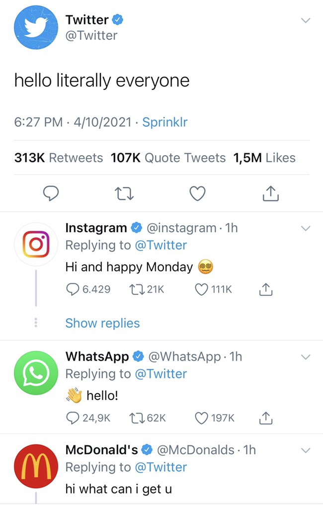 okay but McDonald's got me ngl
#Twitter