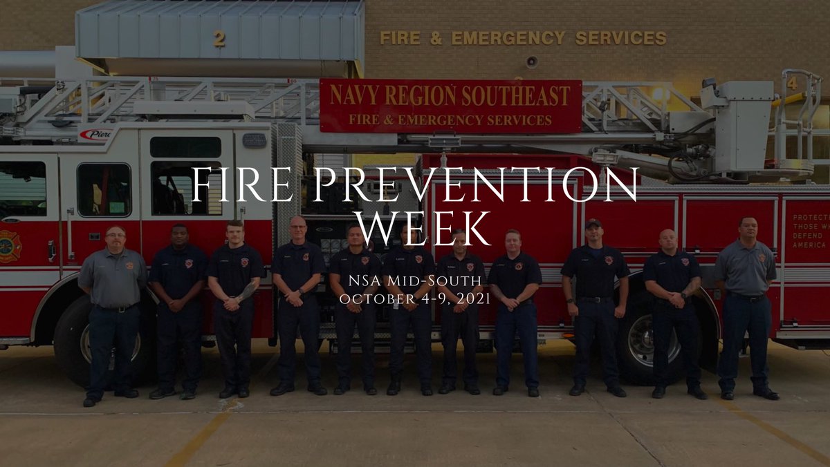 NSA_MidSouth's tweet photo. It’s Fire Prevention Week! This year’s theme is Learn the Sounds of Fire Safety. Do you have a plan for your household in the event of a house fire? https://t.co/dszaJRLOWc