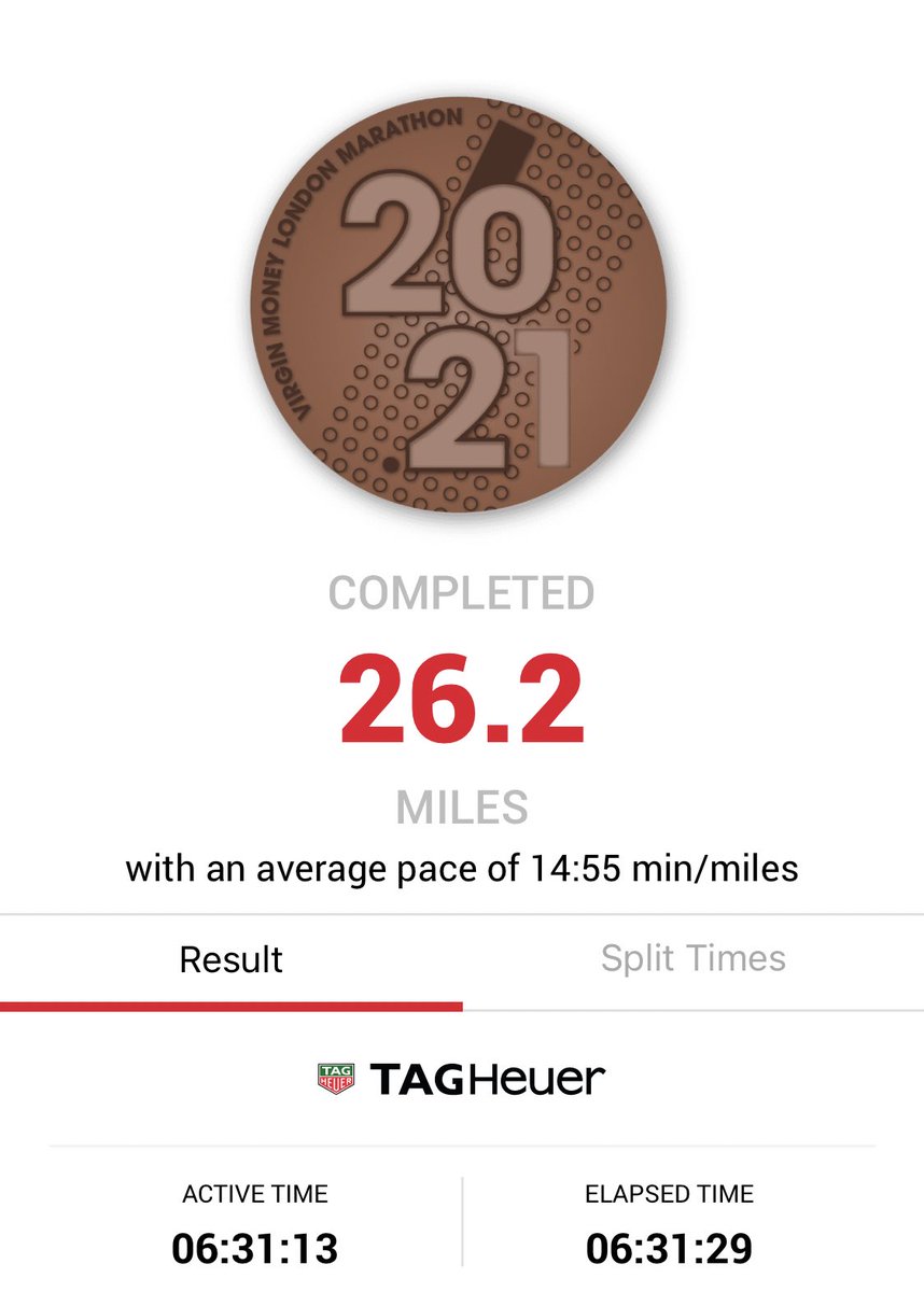 MajorRunning's tweet image. I’m glad I decided to 100% walk the #virtuallondonmarathon yesterday. Here is my heart rate for the final 13:45km. Max HR should be 226-age and I’m quite a bit older than 25. #WeRunTogether