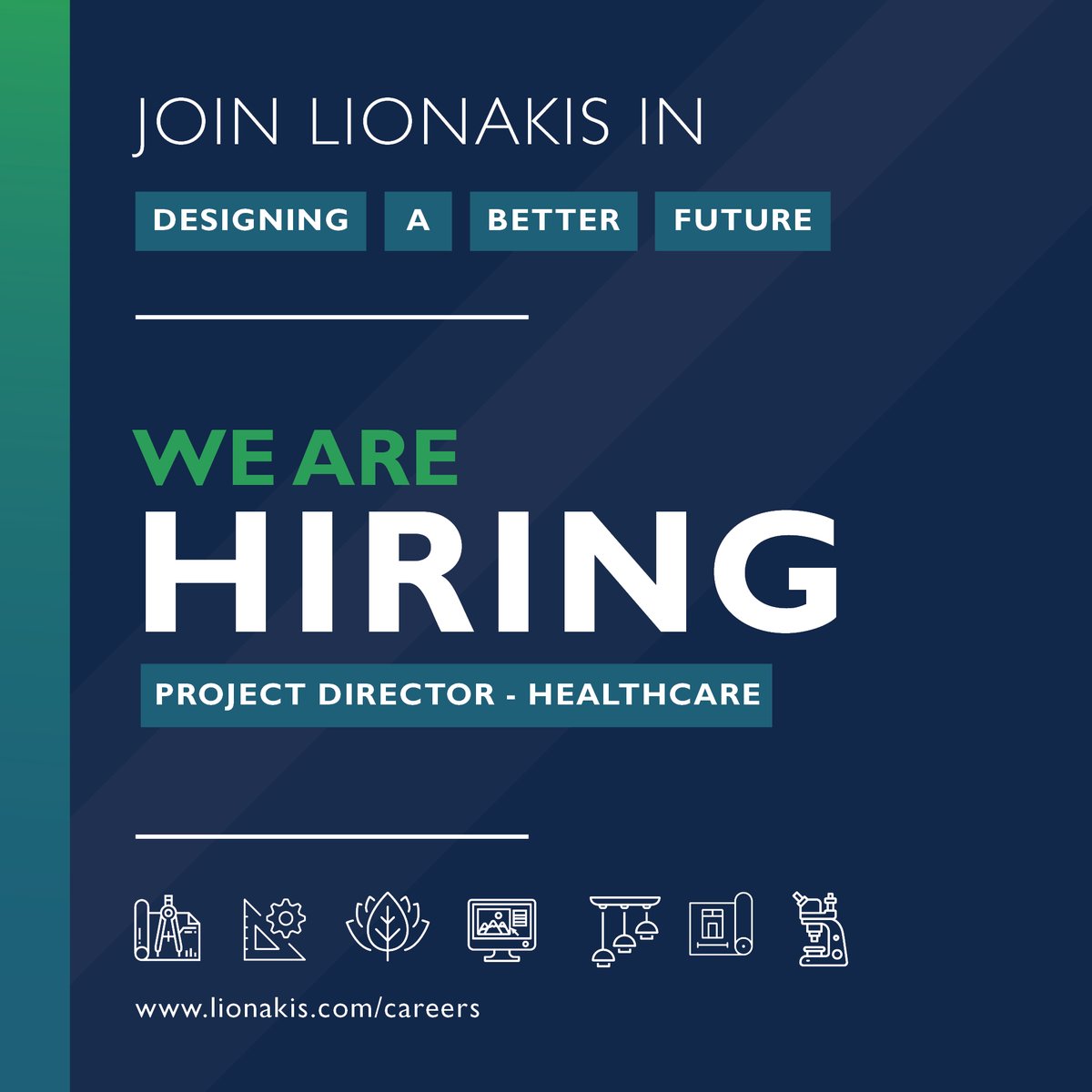 Lionakis's tweet photo. We are looking for a Project Director to join the team. If you enjoy โdirecting the orchestraโ of a variety of healthcare architecture projects, click here to view and apply for the role: https://t.co/TzxbGgc4SO
#LionakisCareers #JoinUs #DesigningaBetterFuture https://t.co/oKjf390o3W