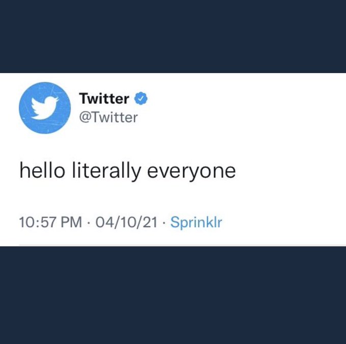 Since Instagram and Facebook is down. Twitter like 👋🏽 😂 https://t.co/sXOU6gB8zR