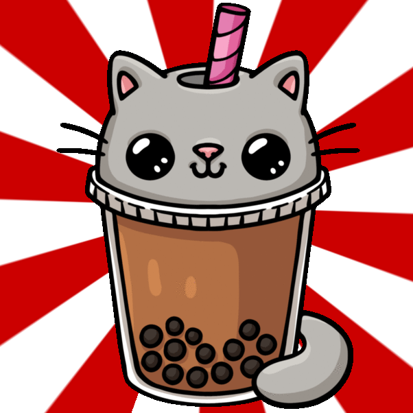 Boba Tea Cats - Japanese Sun Blends are live! neftyblocks.com/c/nekonftscats…