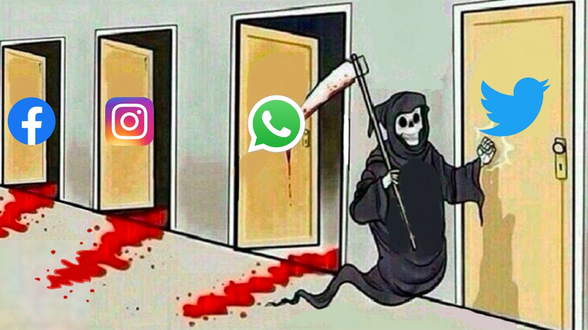 Ich habe auf Twitter plötzlich wirklich oft diese Meldung: "Etwas ist schiefgelaufen. Probiere, es erneut zu laden." Macht euch bereit Leute!
#facebookdown #whatsappdown #instagramdown #twitterdown