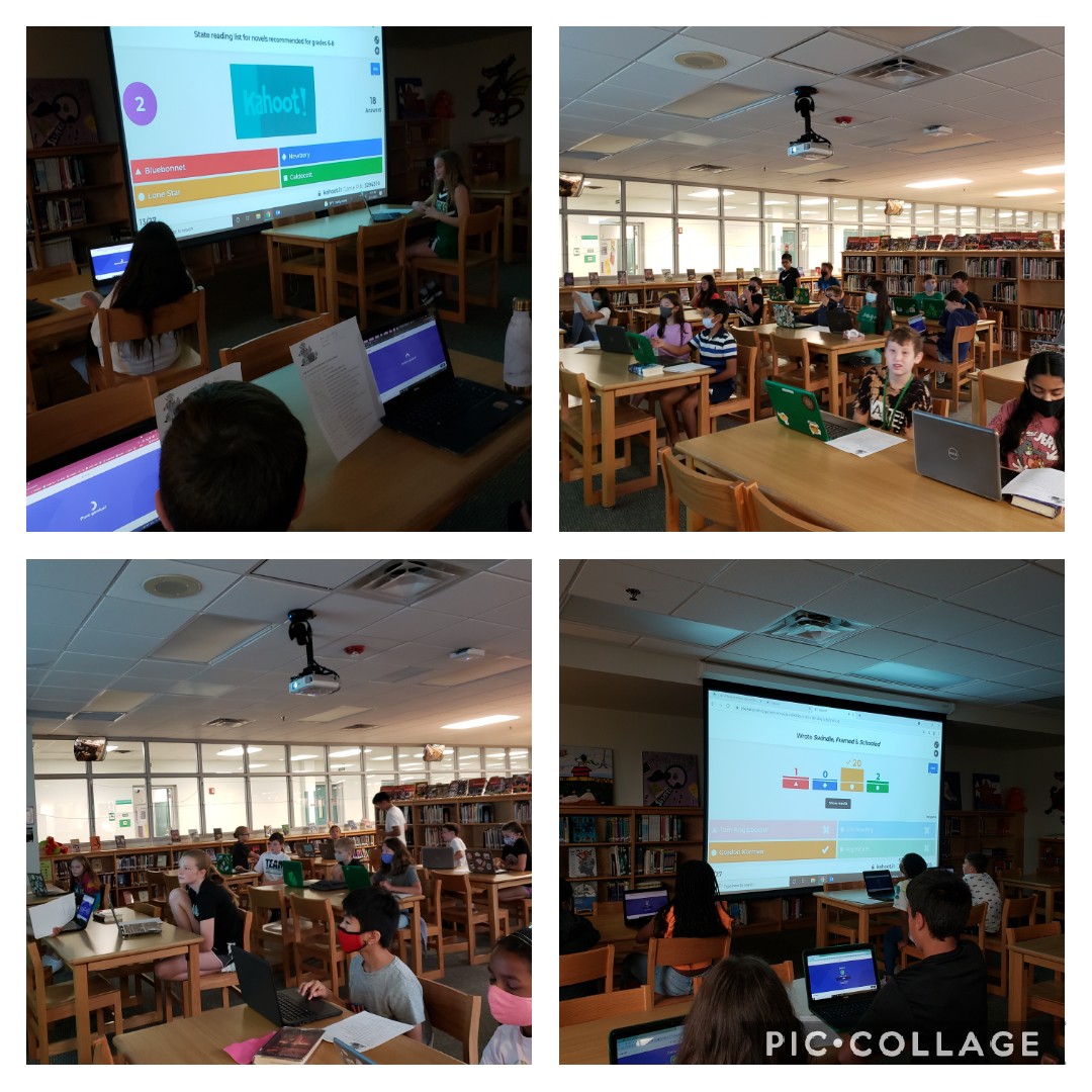DIS 6th graders had fun playing Kahoot! to review the Scavenger Hunt entitled "How Much Do You Know About the DIS Library?" <a href="/DurhamLibraryTX/">DurhamLibrarytx</a> <a href="/Carrollisd/">Carroll ISD</a> <a href="/CISDLibraries/">CISD Libraries</a> @DonDurhamSLC