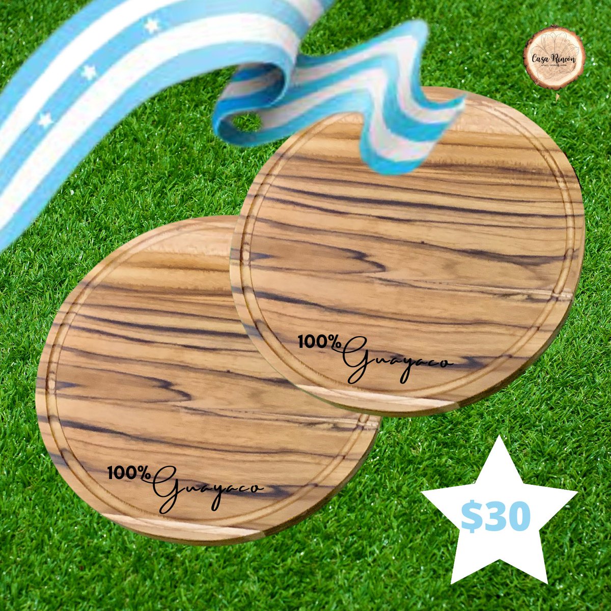 Holaa!! Los invitamos a seguirnos! <a href="/CasaRinconEc/">Casa Rincón</a> Y vean los productos que comercializamos en madera • Se acercan las fiestas de GYE y queremos compartirles esta PROMO en tablas de Teca. 
Diámetro 30 cm. $30 cada una.
#fiestasdeguayaquil #guayaquil #grabadoenmadera #guayaqco