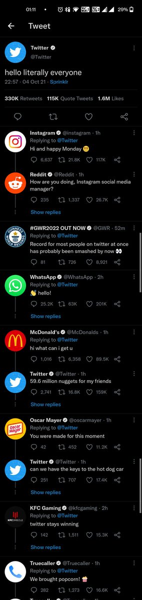 harshahari55's tweet photo. Hy @Twitter It's time to fly in wide.... 

Hey @instagram @Facebook @WhatsApp Take Care your maintenance window. And get it back with unbreakable. https://t.co/pNXKPOGfmc