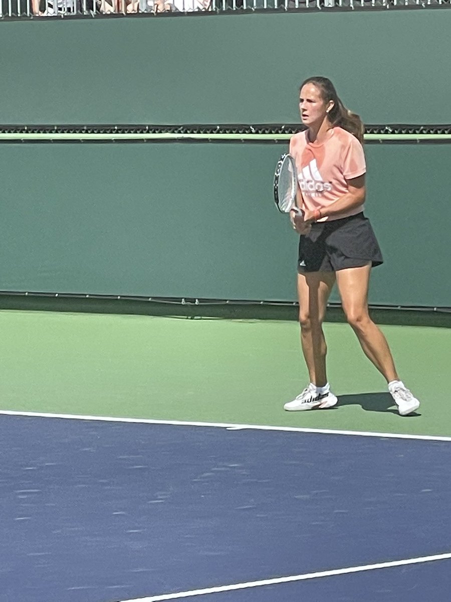 Daria Kasatkina practice 10-4-21. #BNPPO21