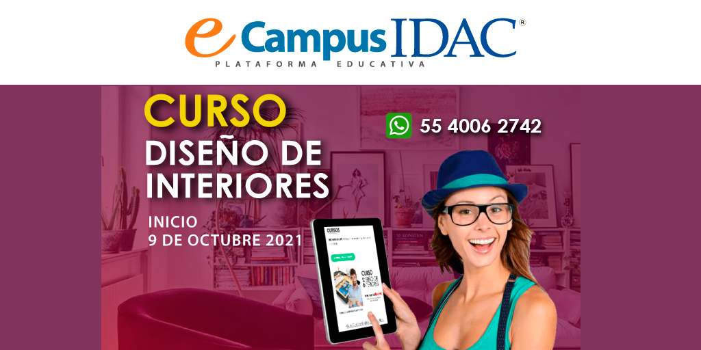 Inscríbete a nuestro Curso Diseño de Interiores, estudia con profesores en vivo a través de Modalidad LIVE. idacdelvalle.edu.mx/cursos/#curso_…