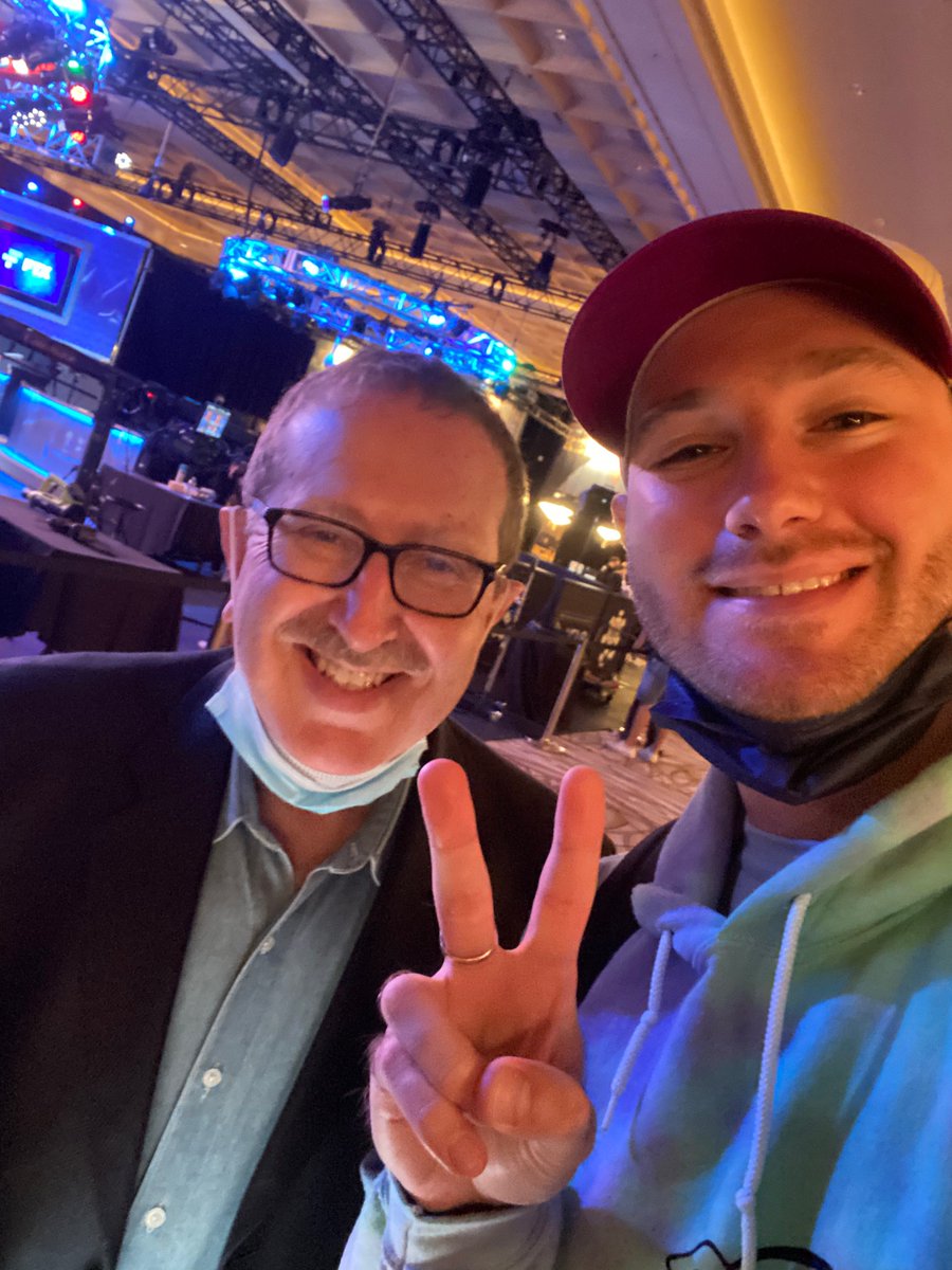 Ran into <a href="/NormanChad/">Norman Chad</a> and had the pleasure of playing with him again, this time in the dealer’s choice event at the WSOP. Truly the kind of class act that makes poker fun! And we both found a day 2 bag, GL buddy!!
