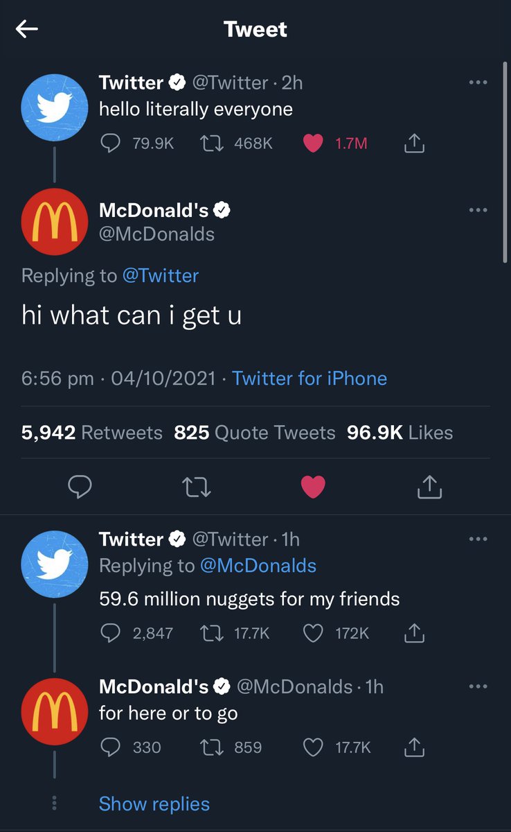 Elloxoxox's tweet photo. Winners @McDonalds @Twitter 😂 https://t.co/GX7HP3Qaze