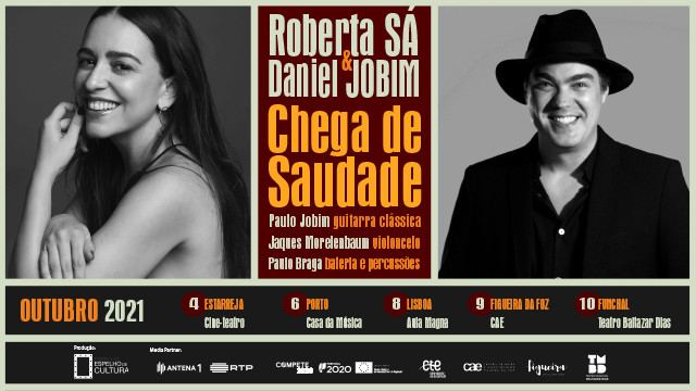_TMBD_'s tweet image. Uma homenagem aos Mestres da Bossa Nova: TOM JOBIM e JOÃO GILBERTO, que faria este ano 90 anos, interpretada por ROBERTA SÁ e DANIEL JOBIM: “Chega de Saudade". #teatrobaltazardias #robertasá #danieljobim #chegadesaudade #joaogilberto #tomjobim #bossanova #funchal #teatro #Musica