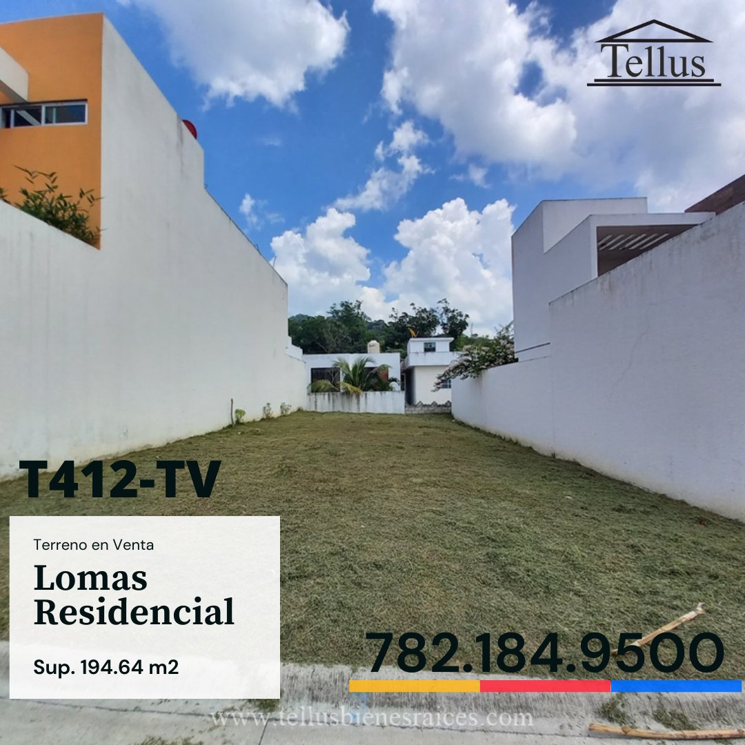 Tellus_Inmobi's tweet photo. T412-TV
Terreno en Venta - Lomas Residencial
Sup. 194.64 m2

$ 750,000.°°

Informes sin compromiso al Tel/WhatsApp 782.184.9500

#tellusinmobiliaria
#tellusbienesraices
#tellusserviciosintegrales
#LomasResidencial
#PozaRica

https://t.co/MSNDJvpL2g https://t.co/PGOWZdNvMu