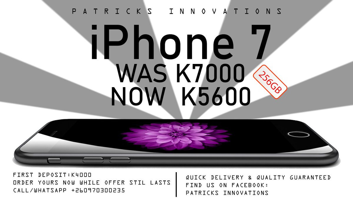 PatricksMwewa's tweet photo. The plug you can trust!
@iPhoneTeam https://t.co/90Ft6pEDk2