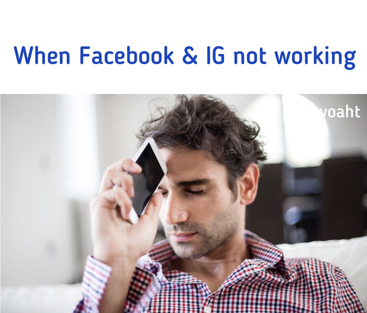 ayoaht's tweet photo. #facebookdown 😂 https://t.co/6x2d2IlMP3