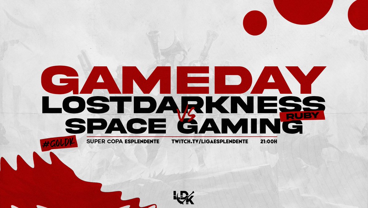 audazesports's tweet photo. Hoje tem #WEAREDARKNESS no Rift!
🖥️ Space Gaming
🏆 Super Copa Esplendente
⏰ 21:00h
📺 https://t.co/mHs2pgpiwl
#GOLDK #LDKWIN https://t.co/yoeLTRoWh3