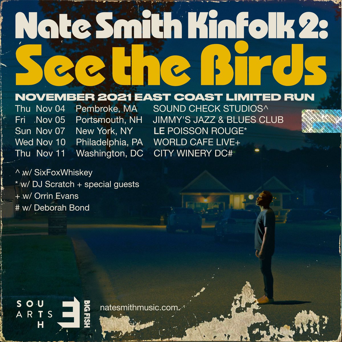 natesmithdrums's tweet photo. Welp! Guess Iโll be announcing the #KINFOLK2 tour on Twitter today ๐๐พ
East Coast Limited Run
November 4-11
https://t.co/7oB36A6jko https://t.co/pPHoXpAndF