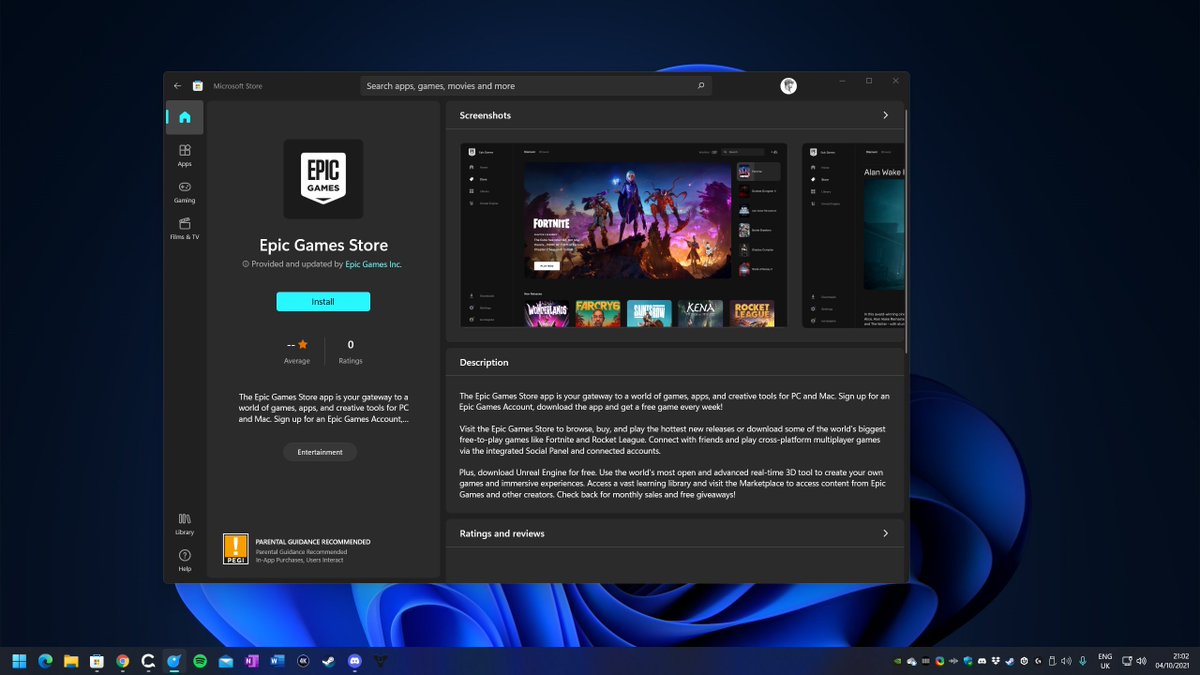 Epic Games Store - Microsoft Apps