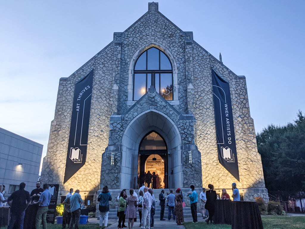 THANK YOU for a fantastic Fall Opening celebrating our creative community! The energy was electric with artists and everyone in support—from our lawn to the exhibition and pop-up show inside. Did you miss it? Come see the exhibition, Sonder, this weekend!

mccollcenter.org/portfolio/sond…