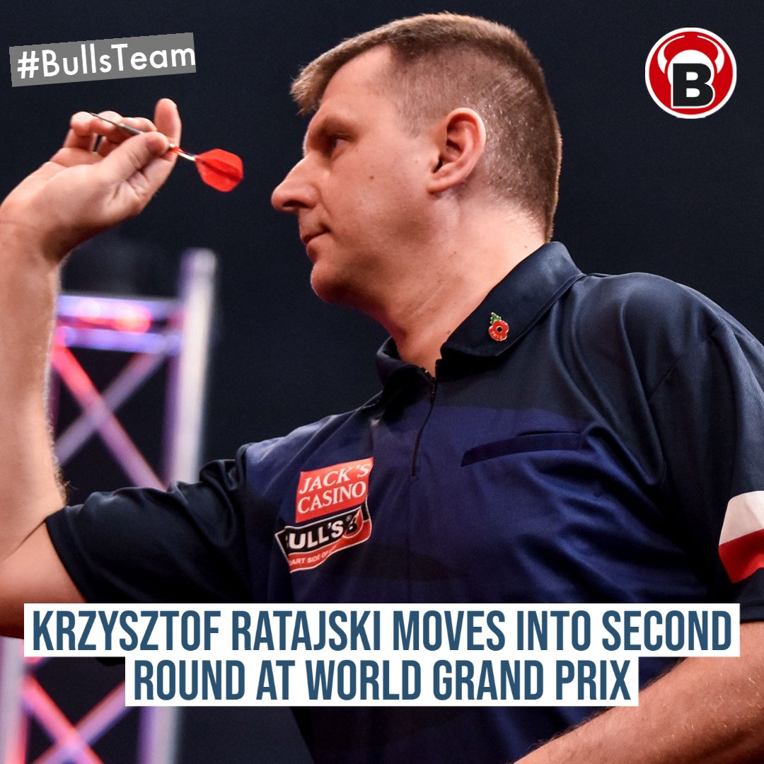 A strong performance from Krzysztof Ratajski as he comes back from a set behind to beat Nathan Aspinall 2-1 in sets with 94 average. #ThePolishEagle #BULLSTeam #WGP21 #BullsDarts #Darts #LoveTheDarts