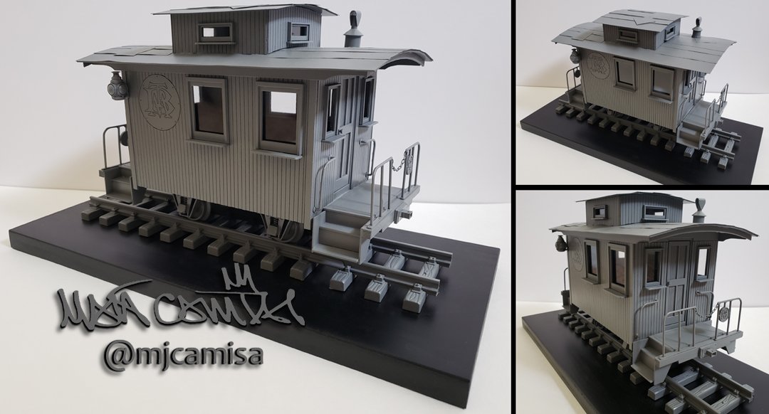 If I had a home office I would display this...I think she will be for sale at some point soon. Scratch built at 1/20.3 scale. Shown on G scale track. Base length is 16.5"