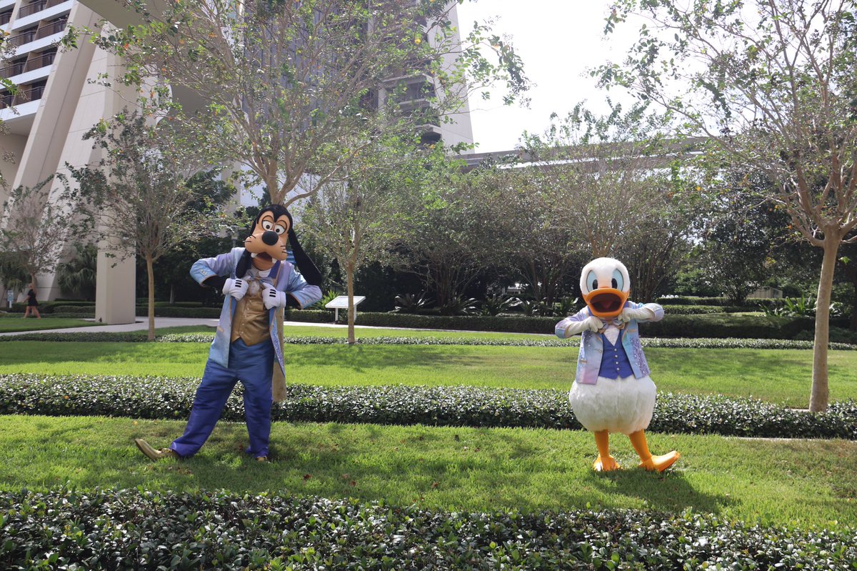 360DegreesofDis's tweet photo. The Magic is Calling!

#CharacterCaravan #DonaldDuck #Goofy #DonaldandGoofy #DisneyWorld50 #WDW50 #WaltDisneyWorld50 #DisneysContemporaryResort #Contemporary #WDW #WaltDisneyWorld #ドナルドダック #グーフィー  #TheMagicisCalling https://t.co/RH64C6G6Kp