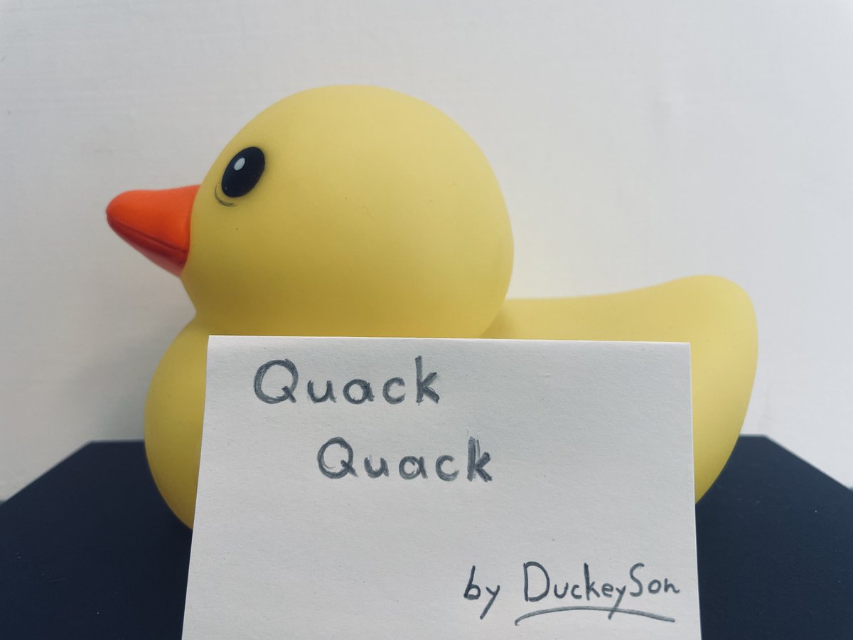 Show-your-duck to win NFT!!
Competition will end in 1 hour ⏰
End time: 9 p.m. UTC today

Join our discord for competition
discord.gg/mvkXeMNz2X

We will also launch at 11 p.m. UTC today
#NFT #NFTs #nftcollector #NFTdrop #NFTGiveaways #NFTartist #NFTartist #NFTcollectibles