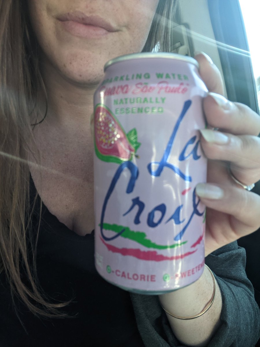 mollyhoodUSA's tweet photo. This is gonna get annoying but for the first time in my life I'm drinking a @lacroixwater I actually like & it needs to be documented. #pureguava https://t.co/KYgLGADqip