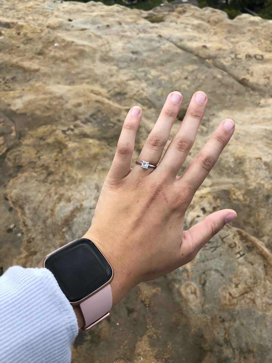 izzi_hill's tweet photo. I can finally call you my fiancé ;)💛 https://t.co/yCi9x0mNJt