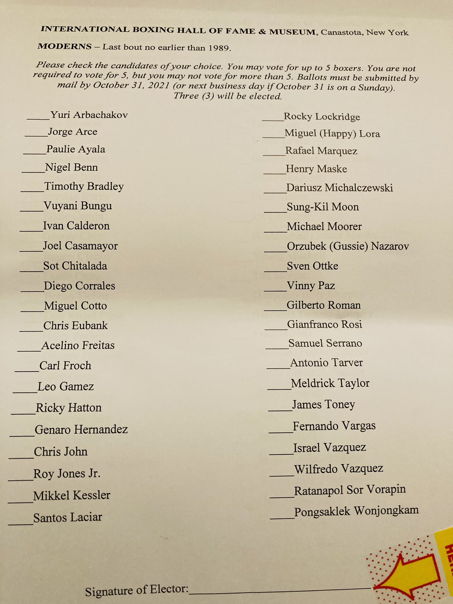 Dan Rafael My Boxing Hof Ballots Arrived This Is The Big One Modern Men The 3 Newcomers Are Longtime P4p King Realroyjonesjr Who Won Titles In 4 Divisions Popofreitas One