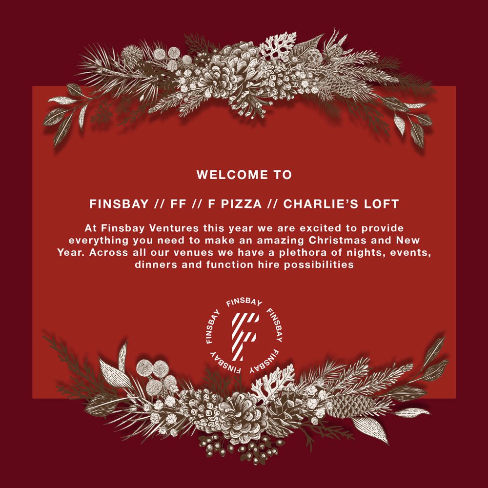ffwestend.com
Christmas menus are now live and we are taking bookings.