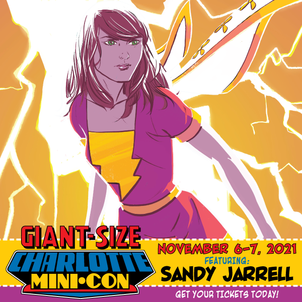 heroesonline's tweet photo. LOOK WHO'S COMING TO THE #GSCMC Nov. 6-7!
You've seen his amazing covers on Batman '66, DC Bombshells, Teen Titans GO! & MORE! He's also one of the NICEST GUYS in comics! Heroes welcomes class-act @sandy_jarrell!
Get your tickets TODAY! https://t.co/2bVNrs3ZCi https://t.co/iUXxMNNjPp