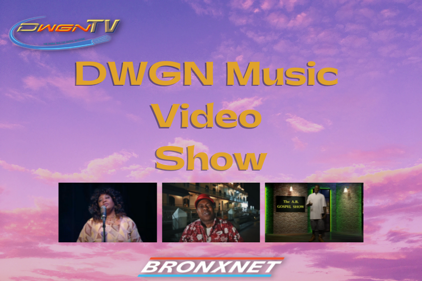 Catch the BronxNet series premiere of DWGN Music Video Show highlighting the music videos of independent gospel & inspirational artists

Tune in on Tuesday, October 5th, at 9PM on BX INSPIRE channels 951 Optimum/2137 FiOS in the Bronx and online at https://t.co/RxZZcyf7Bf! https://t.co/vs8TWKVOIX