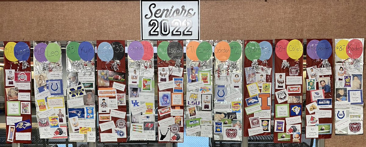 LCHSAthletics's tweet image. Day 2 of Football Senior Week 
Decorations in the Commons/Cafeteria
“All of My Favorite Things”

Special thanks to @BelzerPfo for doing these decorations for our seniors🐻
#2Strong #Classof2022 
@LCHSBears @ltgoodnews @LCHSBAC @LCBEARSHUDDLEC1