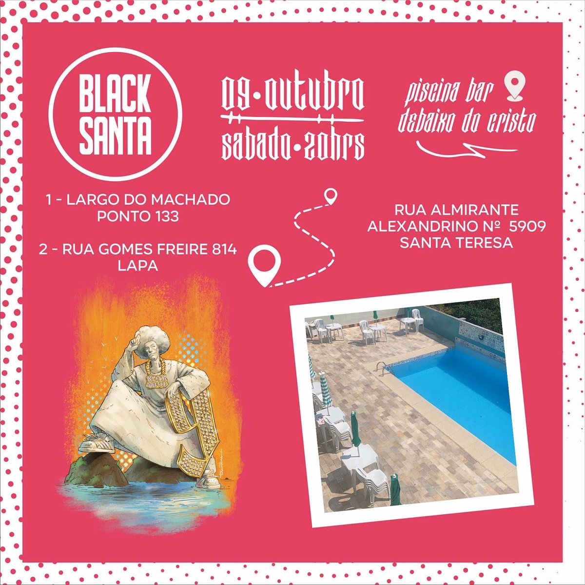 Sabadão todos os caminhos te levam ao @baileblacksanta