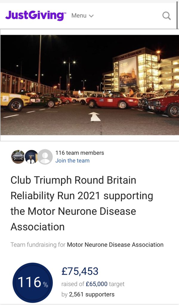 @clubtriumph #RBRR 2021 ✅ We completed the weekend without issue in what was our wettest RBRR to date. Club Triumph and 116 crews have raised over £75’000 so far for @mndassoc. There still time to donate using the @JustGiving team page.