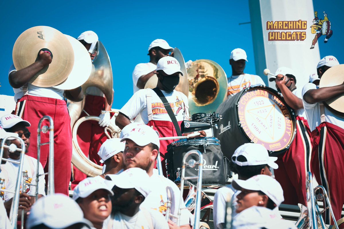 PrideofBCU's tweet photo. Check out some photos from this past weekend be SC State.  (A thread)

#LetsGoWildcats
#HailWildcats
#HailPride https://t.co/TPX2mxgcfk