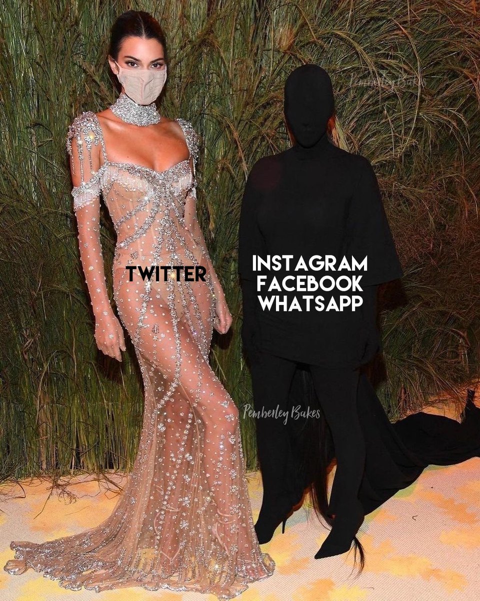 I couldn’t help myself! 🤣 #FacebookDown #InstagramIsDown #WhatsApp #Facebook #Meme #KendallJenner #KimKardashian  <a href="/Twitter/">Twitter</a>